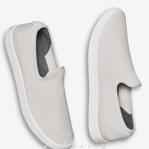 Allbirds Mens Ivory Tree Loungers Round Toe Comfort Slip On Shoes Size 11 main image 5